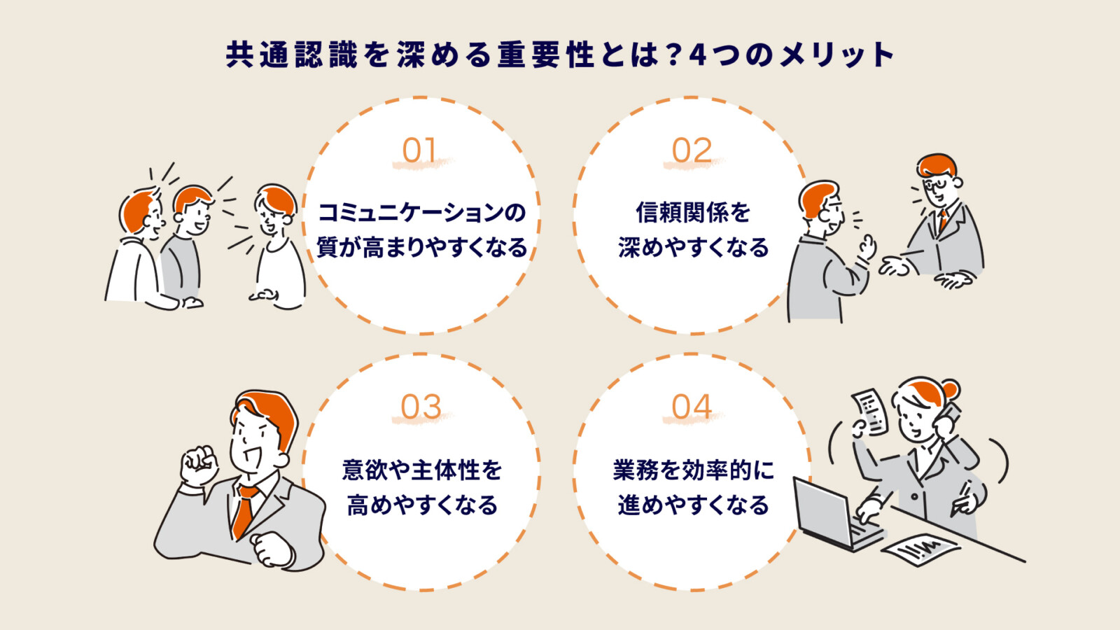共通認識を深める4つのメリット！ビジネスにおける重要性と推進方法