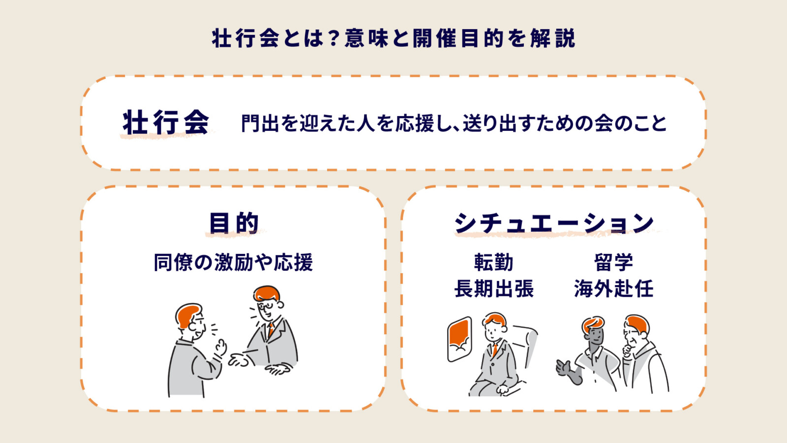 壮行会とは？送別会との違いや使い分け・開催マナーを徹底解説