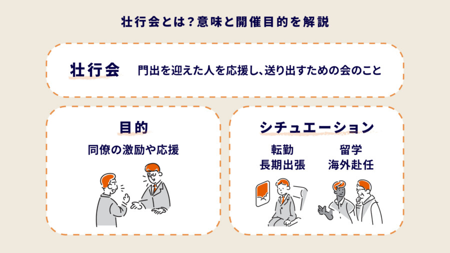 壮行会とは？送別会との違いや使い分け・開催マナーを徹底解説