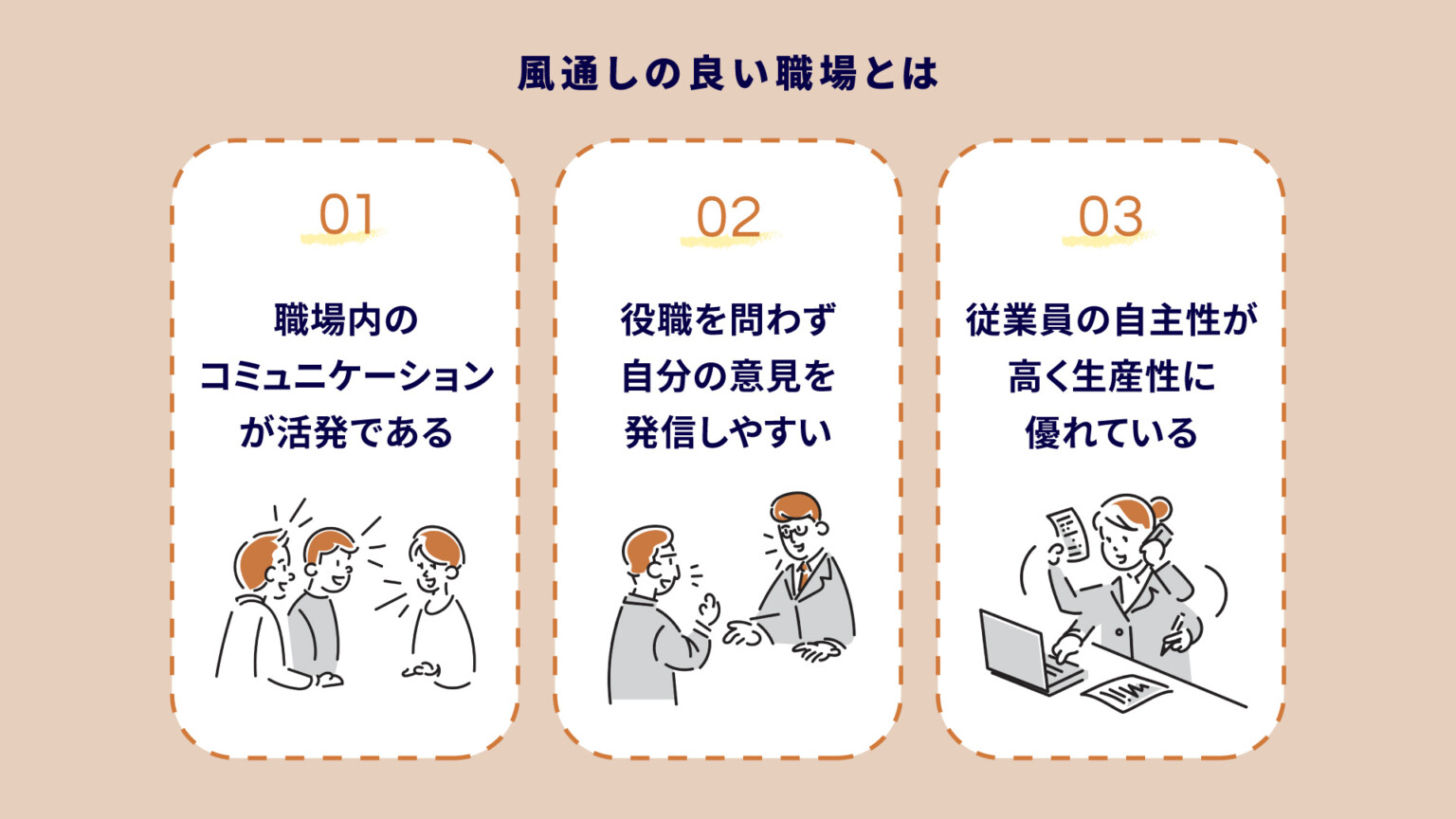 風通しの良い職場の作り方とは?コミュニケーション改善から始める施策アイデアを解説 - Cultive(カルティブ)