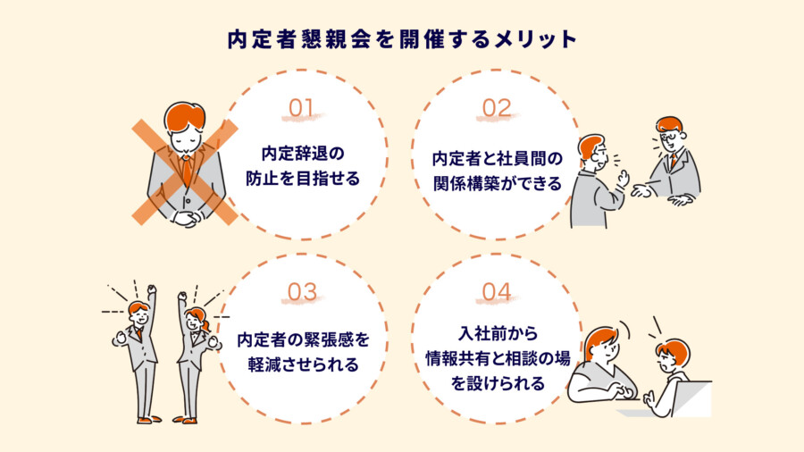 内定者懇親会とは？開催内容や参加のメリット・オンライン開催の実例を解説