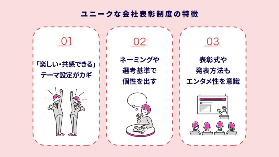 ユニークな会社表彰制度10選|社員のモチベーションを高める仕組みとは
