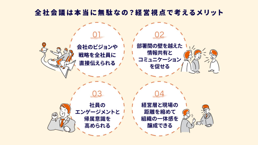全社会議は本当に無駄なの？経営視点で考えるメリット