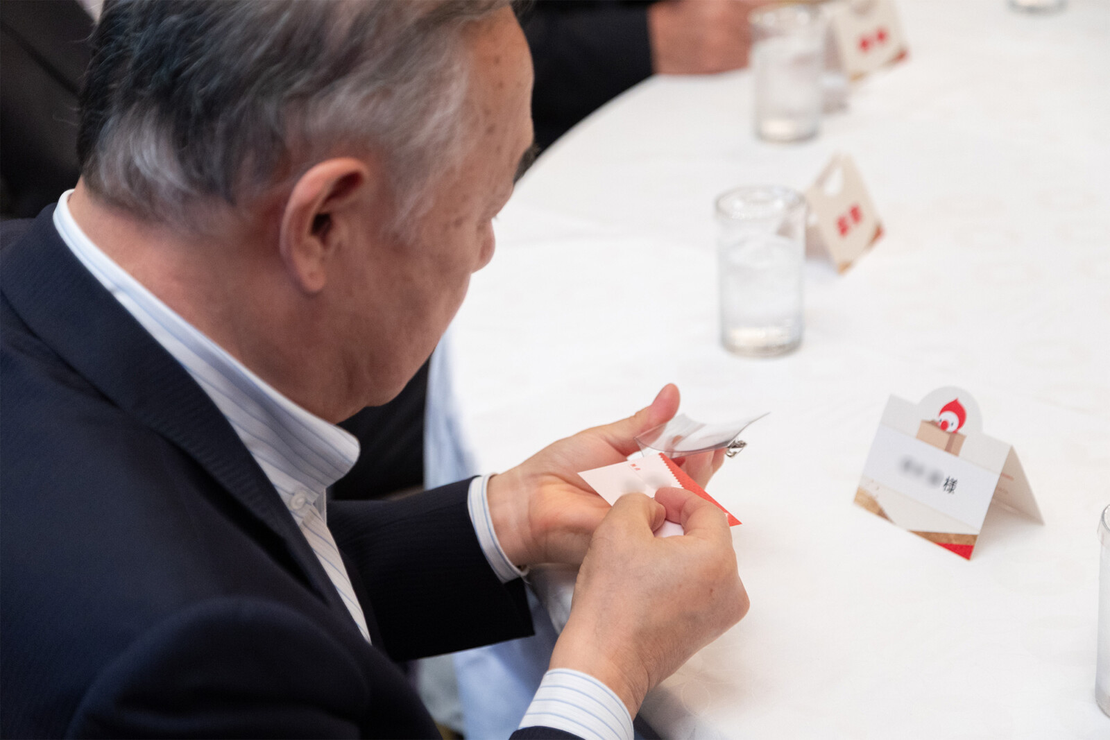 「感謝」が交差する会場。一人ひとりへのメッセージ